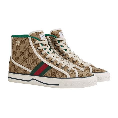 gucci t bar shoes|gucci tennis 1977 high top.